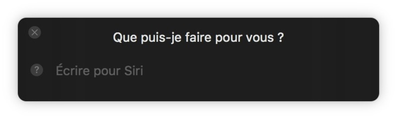 Illustration : Astuce : comment discuter avec Siri à l'écrit sur Mac