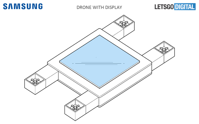 Illustration : Samsung travaille sur des écrans volants