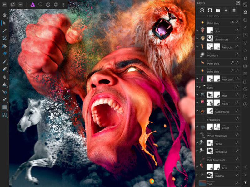 Illustration : Affinity Photo (grosse màj) : calques / filtres, RAW /HDR, sélection + pack gratuit
