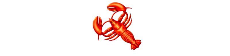 Illustration : Insolite : comment le homard a failli ne pas avoir d'émoji (morphologiquement correct) !