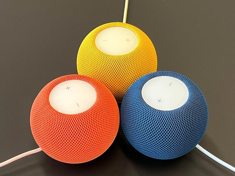 Illustration : L’image du jour : les premiers HomePod mini colorés !