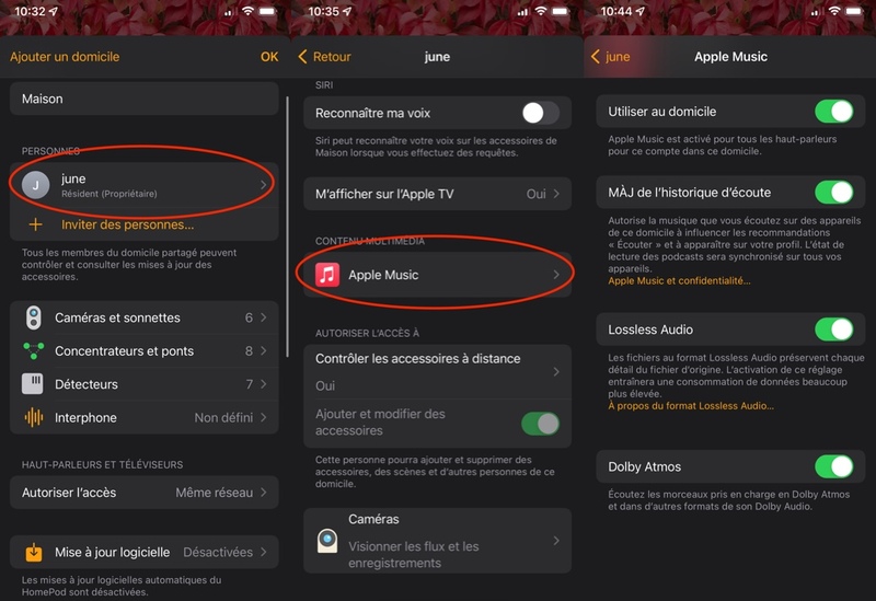 Illustration : Comment profiter de l'audio Lossless et du Dolby Atmos sur les HomePod