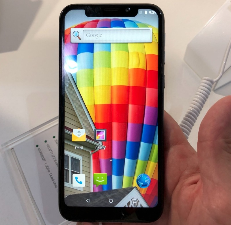Illustration : #MWC : Une encoche coûte que coûte pour Leagoo