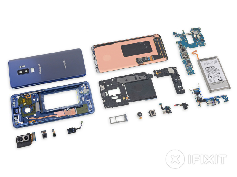 Illustration : Le Galaxy S9+ n'est pas facilement réparable, note iFixIt