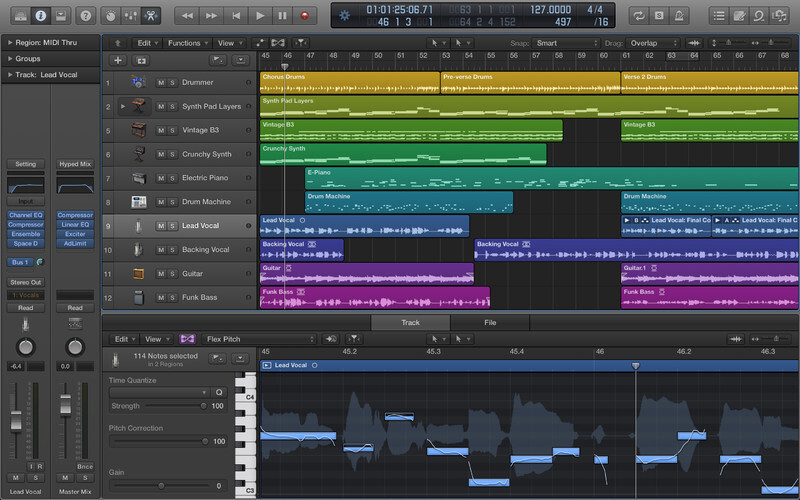 Logic Pro X passe en version 10.0.1