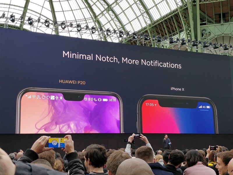 Illustration : Huawei présente ses nouveaux smartphones P20 et P20 Pro