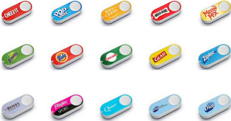 Illustration : Amazon active ses Dash Buttons virtuels en France