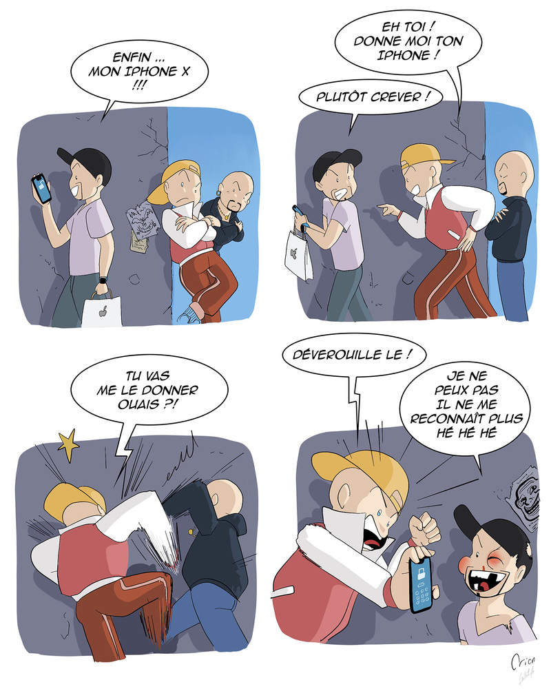 Illustration : Journal d'Orion : dans ta Face ID !