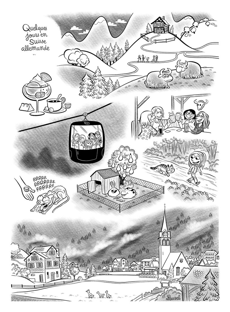 Illustration : BD Planche #16 : "Californid", par Laurel