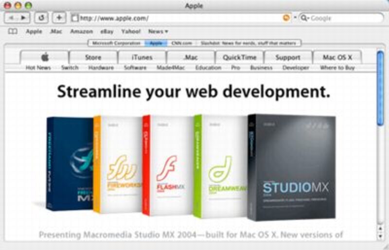 Illustration : Safari 1.5 ?