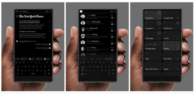 Illustration : BllocZero18 : un nouveau smartphone ultra-minimaliste pour les amoureux du mode nuit