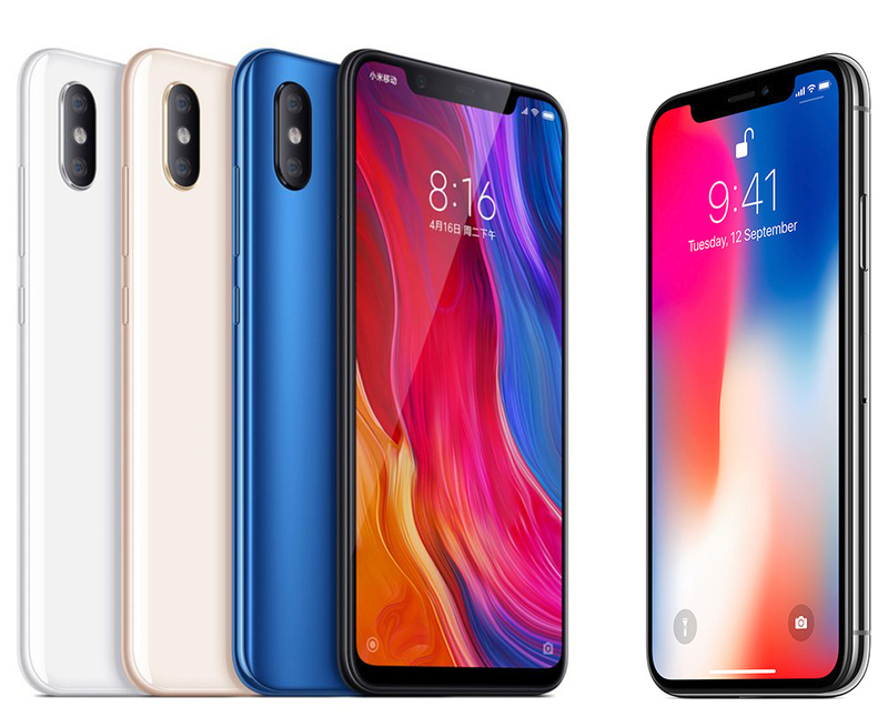 Illustration : Mi 8 : Xiaomi présente son iPhone X de 6,1 pouces (et un bracelet Mi Band 3 avec écran OLED)