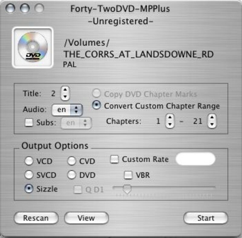 Illustration : DvD => DivX en un clic