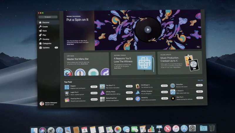 Illustration : #WWDC : Apple annonce macOS Mojave (bureau dynamique, Piles, Continuity Camera, News )