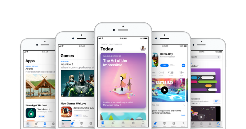 Illustration : Quelques changements dans l'App Store : essai gratuit, descriptions plus explicites pour les MàJ...