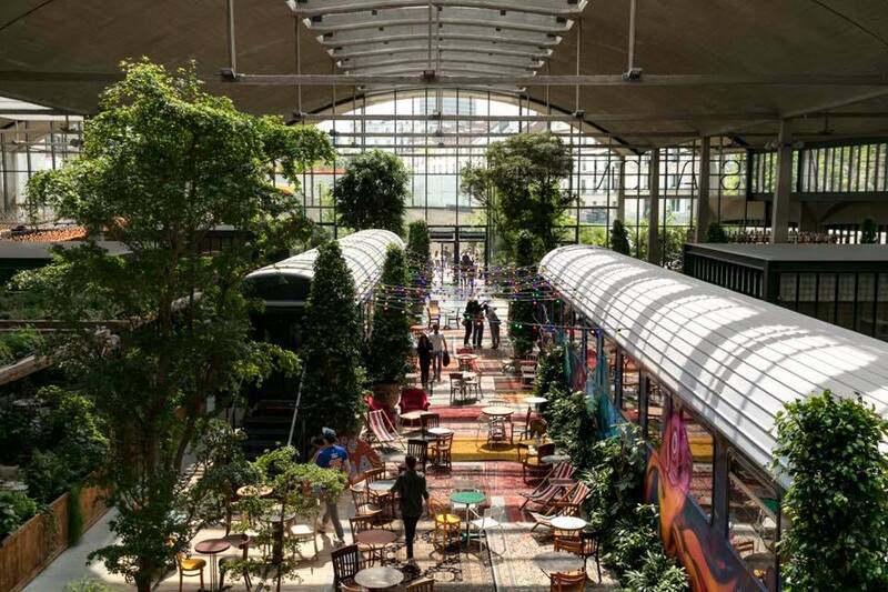 Illustration : Le restaurant géant de StationF, La Felicità, est entièrement géré par des iPad et iKentoo