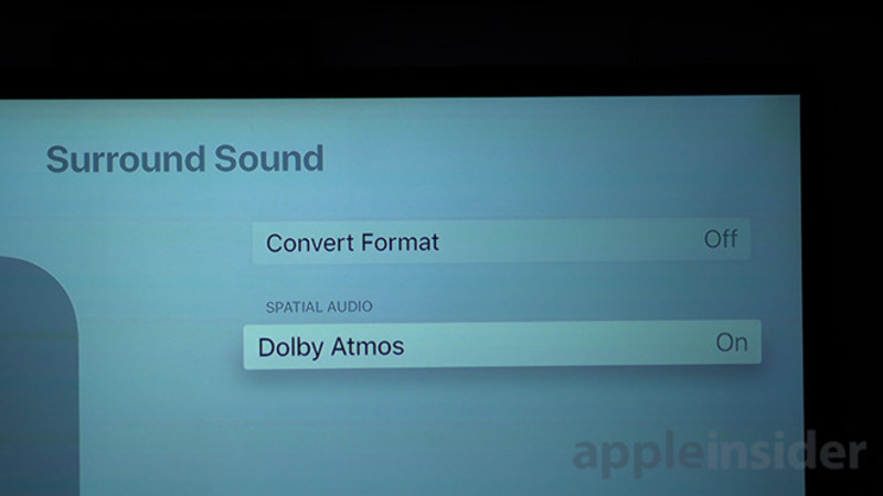 Illustration : tvOS 12 bêta 2 active le Dolby Atmos sur les Apple TV 4k