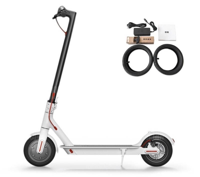 Illustration : Promos : trottinette Xiaomi M365, chargeur Qi de voiture, Parrot Disco, DxO One, GoPro...
