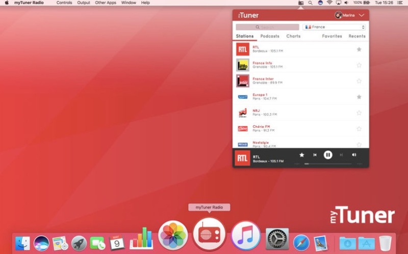 Illustration : myTuner Radio : la radio en streaming sur macOS, iOS, watchOS et tvOS