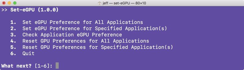 Illustration : eGPU : il est possible d'accélérer l'écran interne du Mac (oui, mais...)