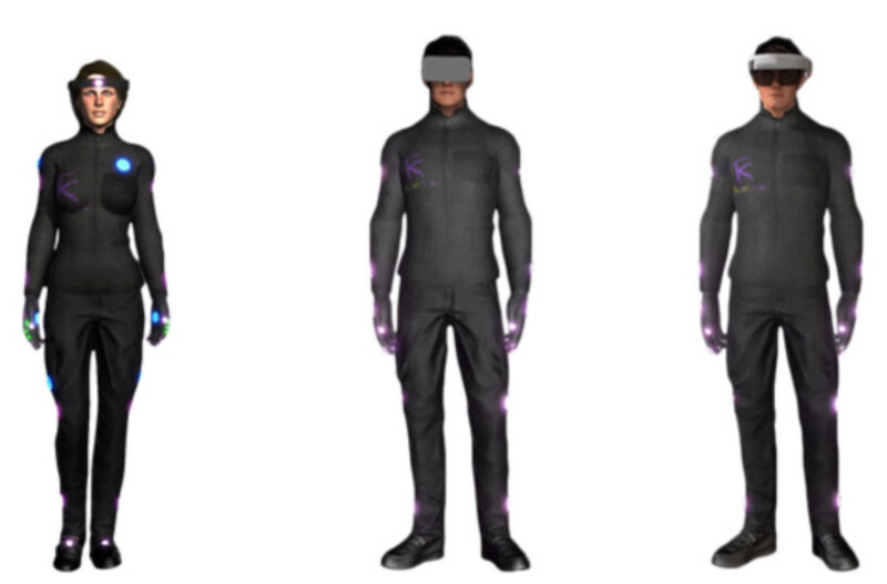 Illustration : HoloSuit : une combinaison pour des expériences en totale immersion dans la réalité virtuelle