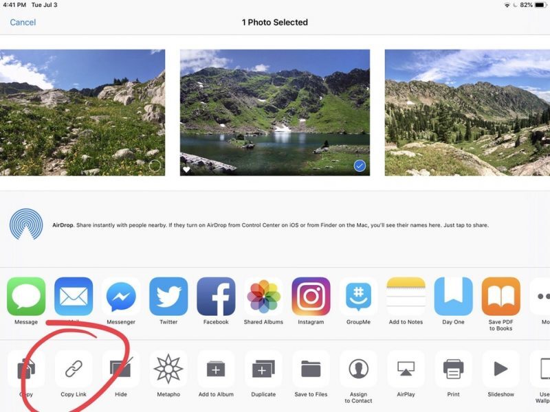 iOS 12 facilite le partage de photos sur iCloud.com