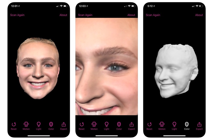 Illustration : Avec Bellus3D FaceApp, l'iPhone X peut enfin prendre des selfies en 3D