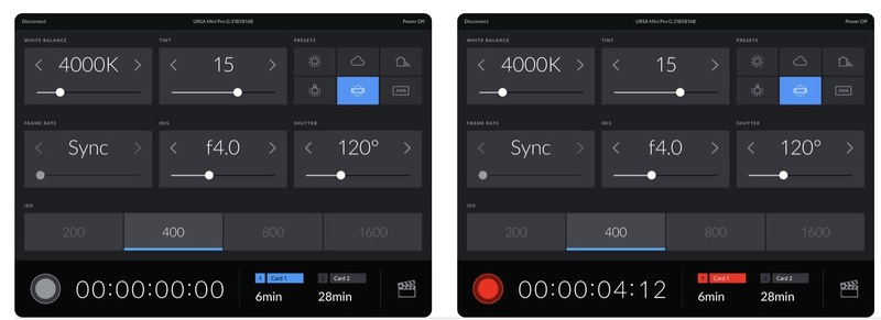 Illustration : Blackmagic met à jour Camera Control pour iOS