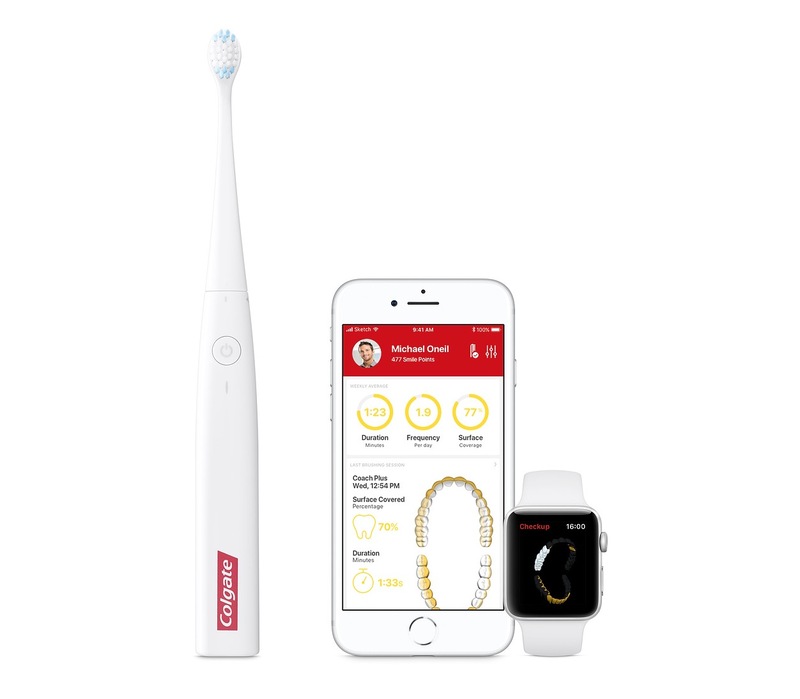 Illustration : La brosse à dents de Colgate compatible avec ResearchKit est disponible en France