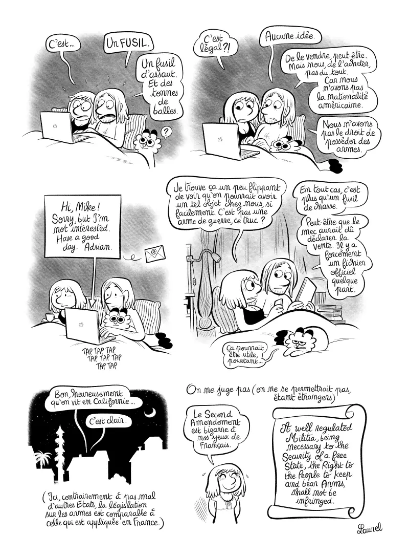 BD Planche #37 : "Californid", par Laurel