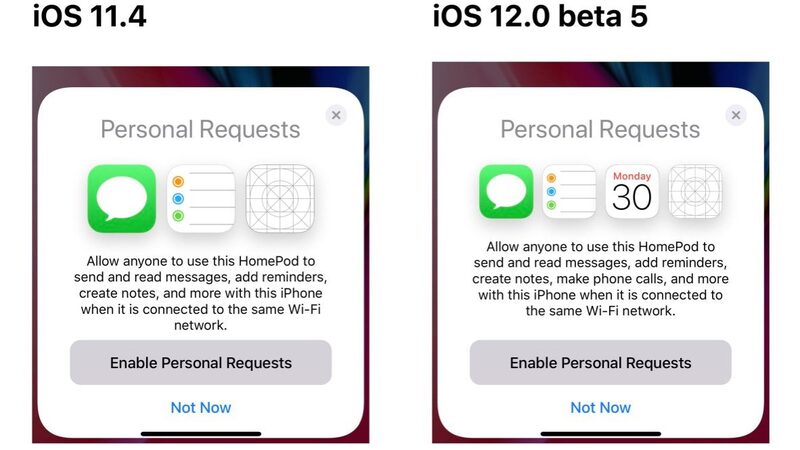 Illustration : iOS 12 beta 5 prépare l'arrivée d'iPhone double-SIM et des appels sur le HomePod
