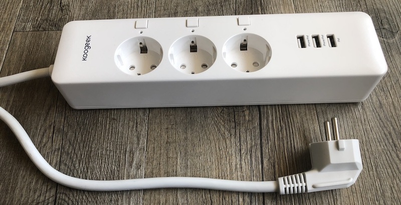 Illustration : Test-express de la multiprise Koogeek O1EU, compatible HomeKit