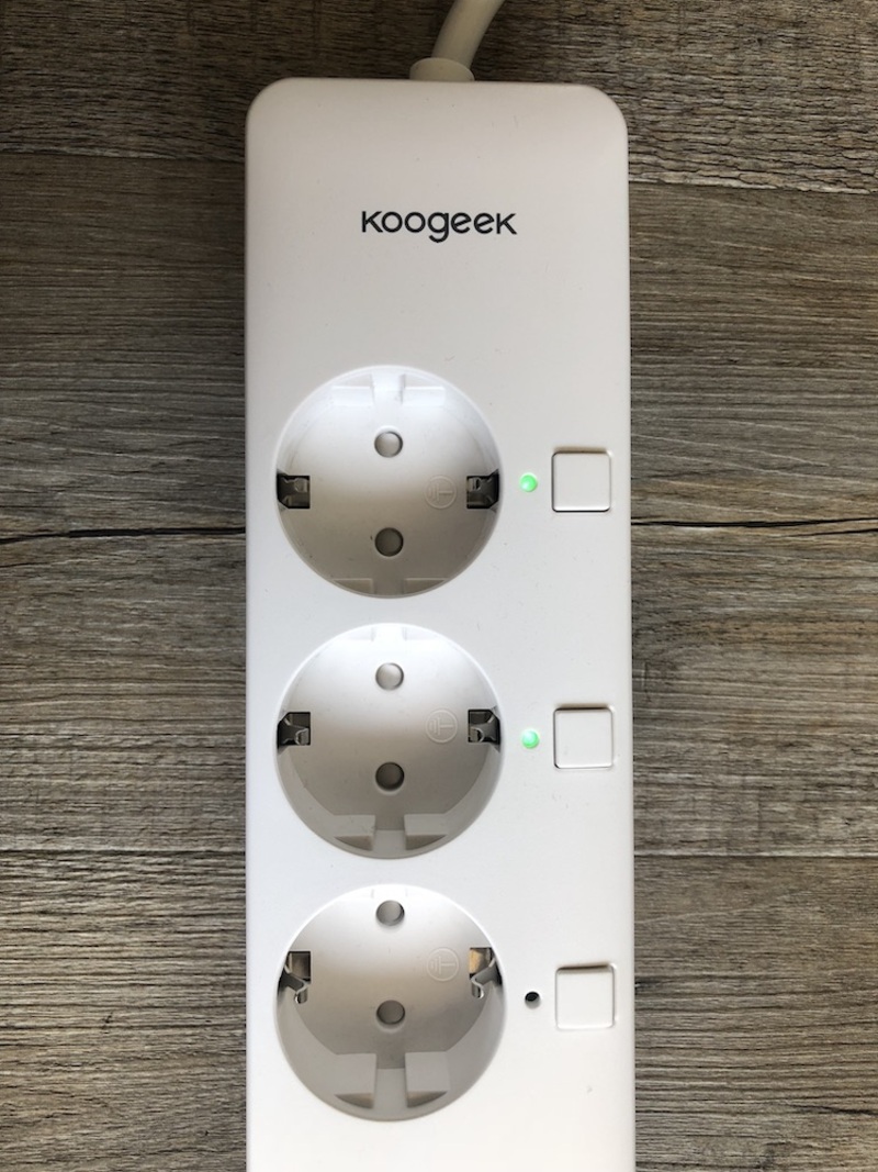 Illustration : Test-express de la multiprise Koogeek O1EU, compatible HomeKit