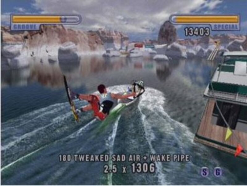 Illustration : Un jeu de Ski nautique sur Mac