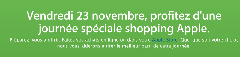 Illustration : Black Friday : Apple confirme (mais ne dévoile rien)