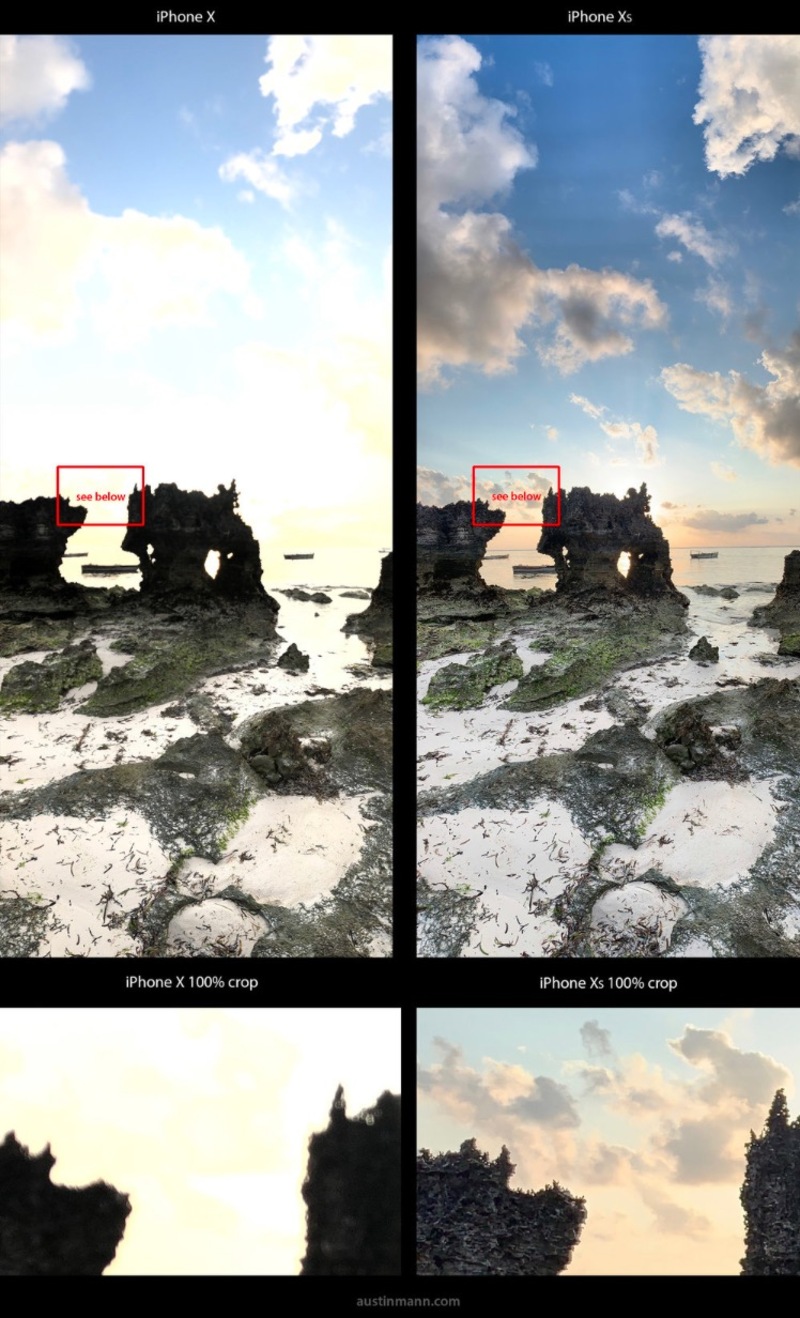 Illustration : iPhone XS/XS Max : les panoramas profitent du Smart HDR pour améliorer l'exposition