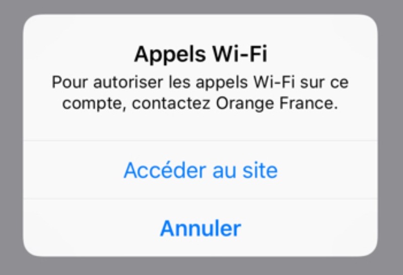 Illustration : Orange rencontre des problèmes avec les appels Wi-Fi et 4G sur les iPhone XS/XS Max