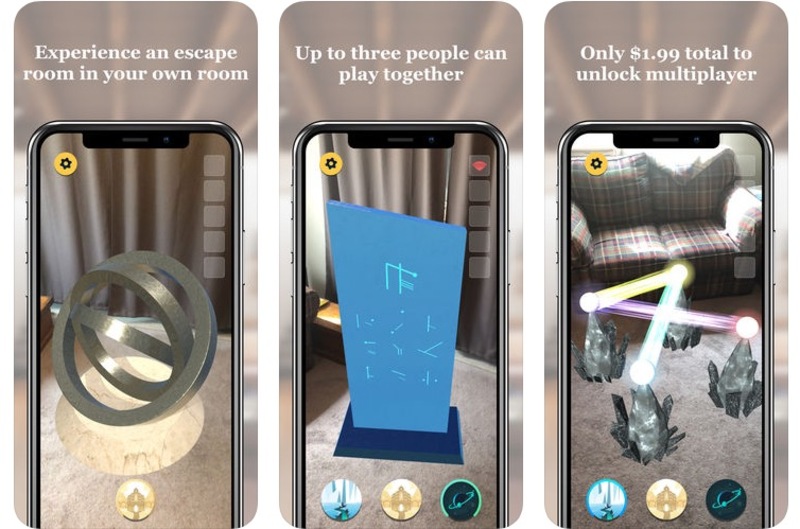 Illustration : Escape the room : AR, un jeu d'évasion en réalité augmentée à explorer à plusieurs avec ses amis