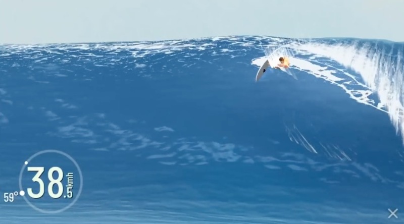 Illustration : True Surf, un jeu de surf réaliste avec de véritables spots disséminés autour du monde sur iOS