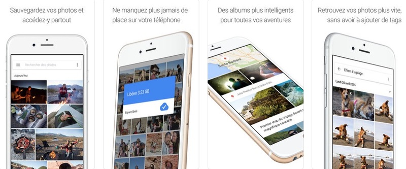 Illustration : L'application Google Photos sur iOS accueille les Live Albums