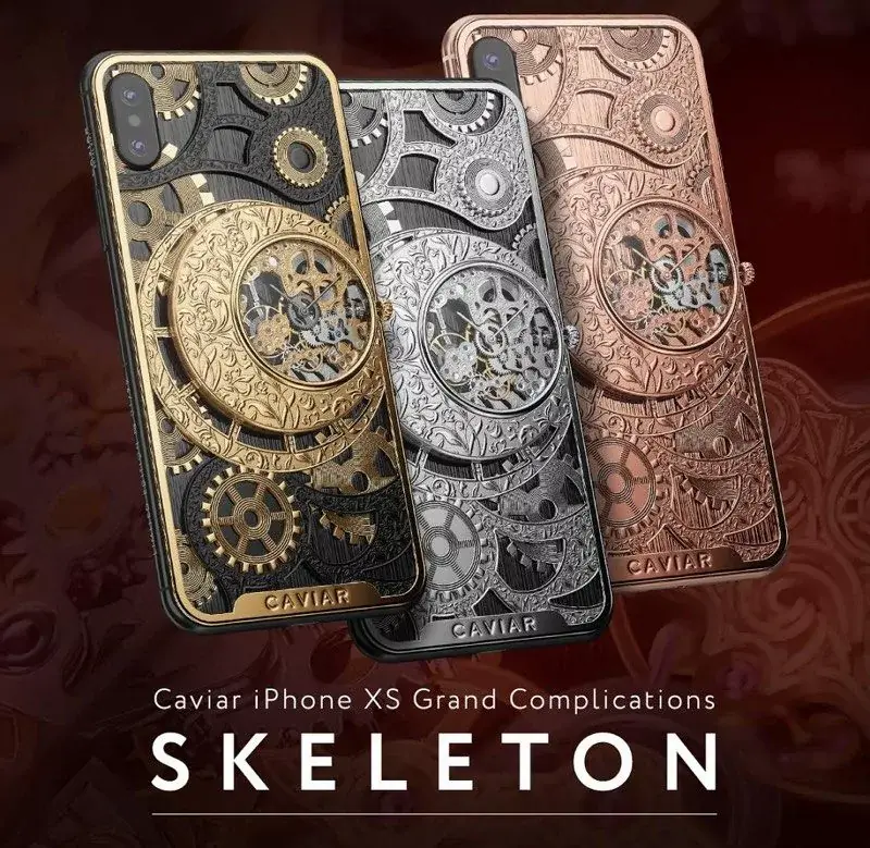 Caviar sort des iPhone XS relookés en montres très chères ! (avec beaucoup d’or et de titane)