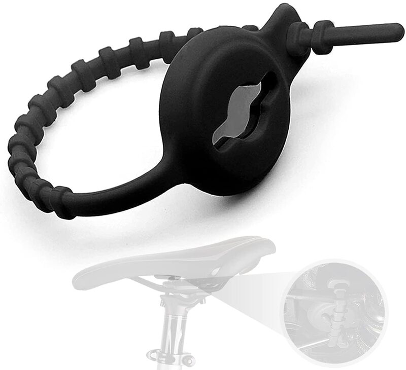 Illustration : Quel accessoire pour fixer un AirTag sur un vélo ?