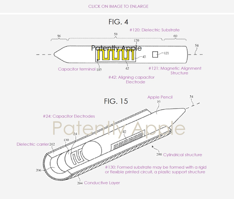 Et si on regardait l’intérieur de l’Apple Pencil 2 (schéma du système de charge)