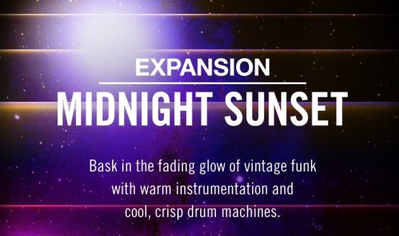 Illustration : Native Instruments groove au son du funk avec l'extension Midnight Sunset