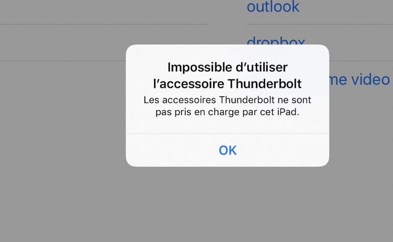 Illustration : iPad Pro 2018 : le Thunderbolt ne fonctionne pas, mais il peut dépanner !