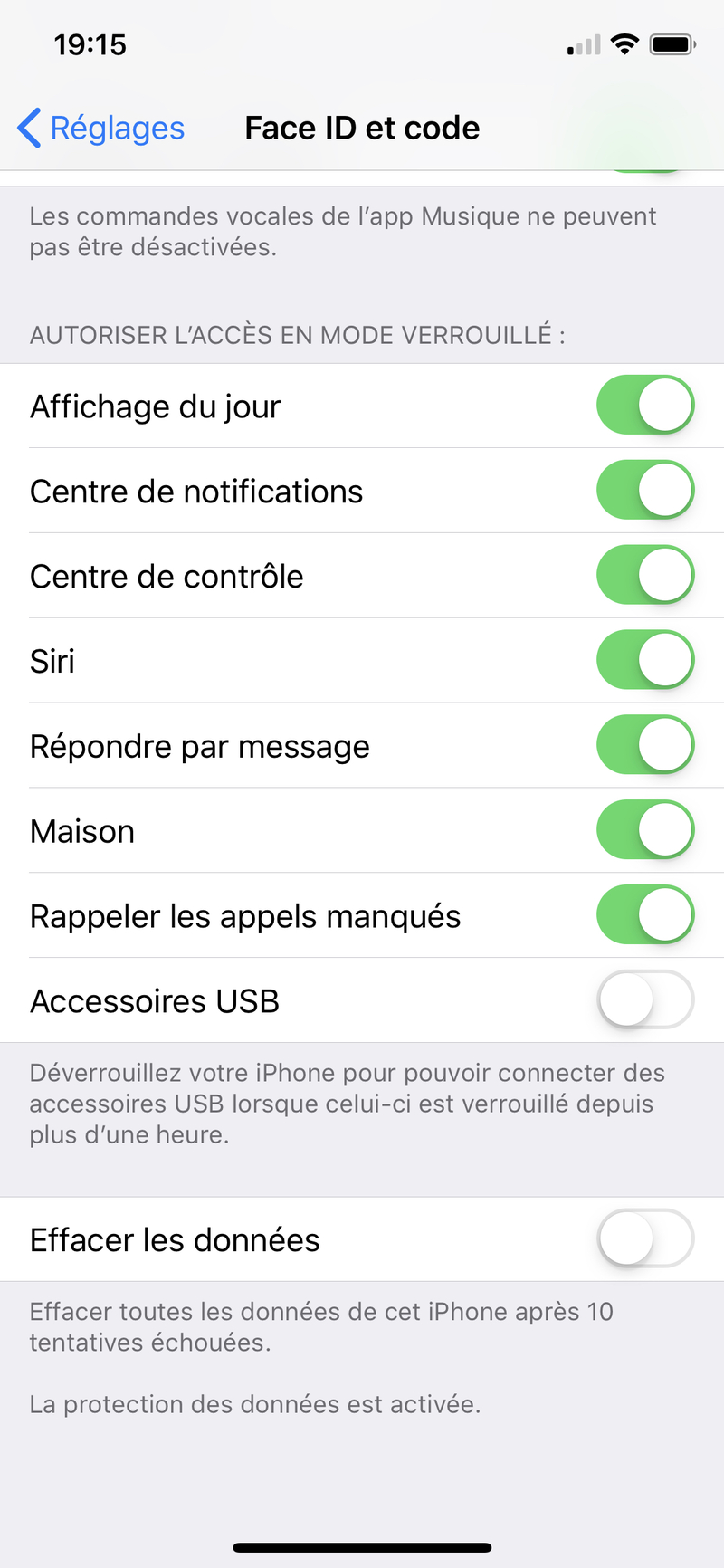 Illustration : Astuce : comment supprimer le message "déverrouiller l'iPhone pour utiliser des accessoires"