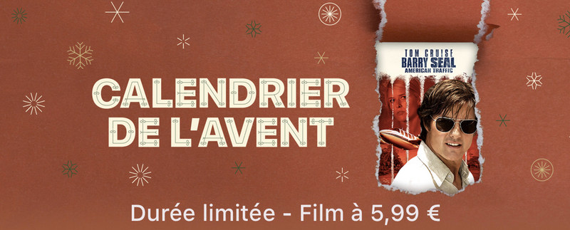 Le calendrier de l’avent façon iTunes (un film par jour en promotion à 5,99 euros)