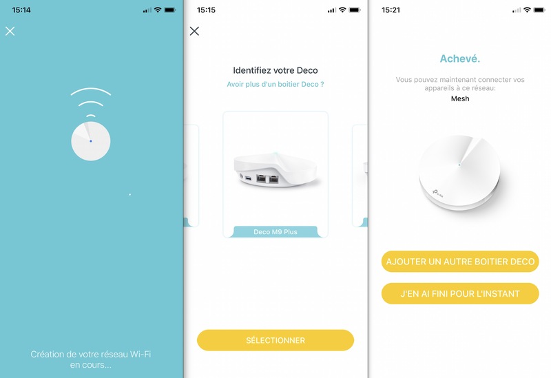 Illustration : Test express Deco M9 Plus : le Wi-Fi Mesh tri-bande AC2200 de TP-Link