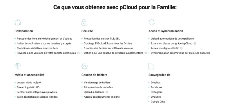 Illustration : pCloud : l'offre Famille Premium Lifetime de 2 To en promotion à 350€ pour les fêtes