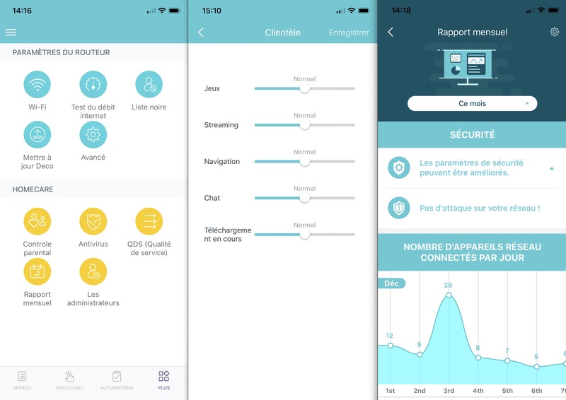 Illustration : Test express Deco M9 Plus : le Wi-Fi Mesh tri-bande AC2200 de TP-Link